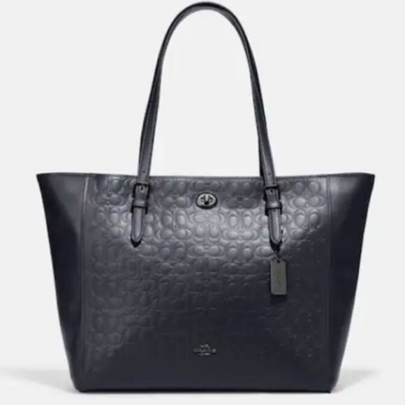 Coach RETAIL Signature C embossed turnlock tote - Picture 1 of 10